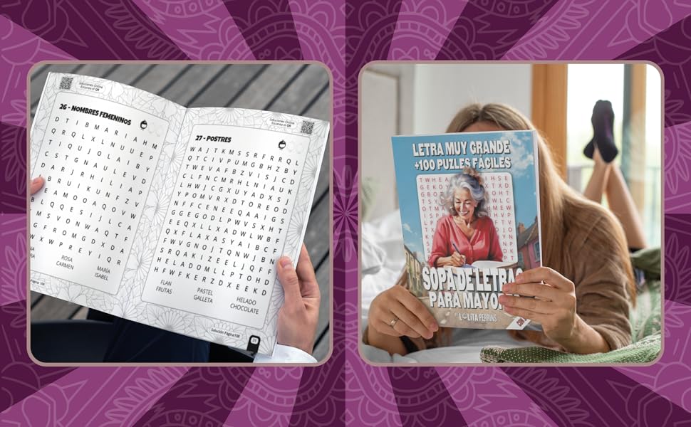 Sopa de letras para mayores