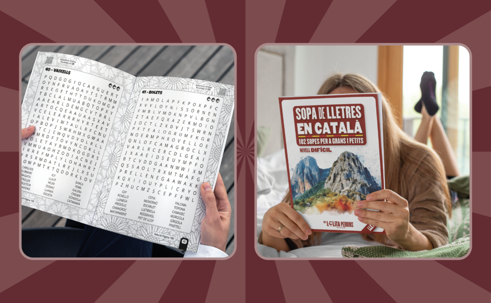 Sopa de letras en catalán