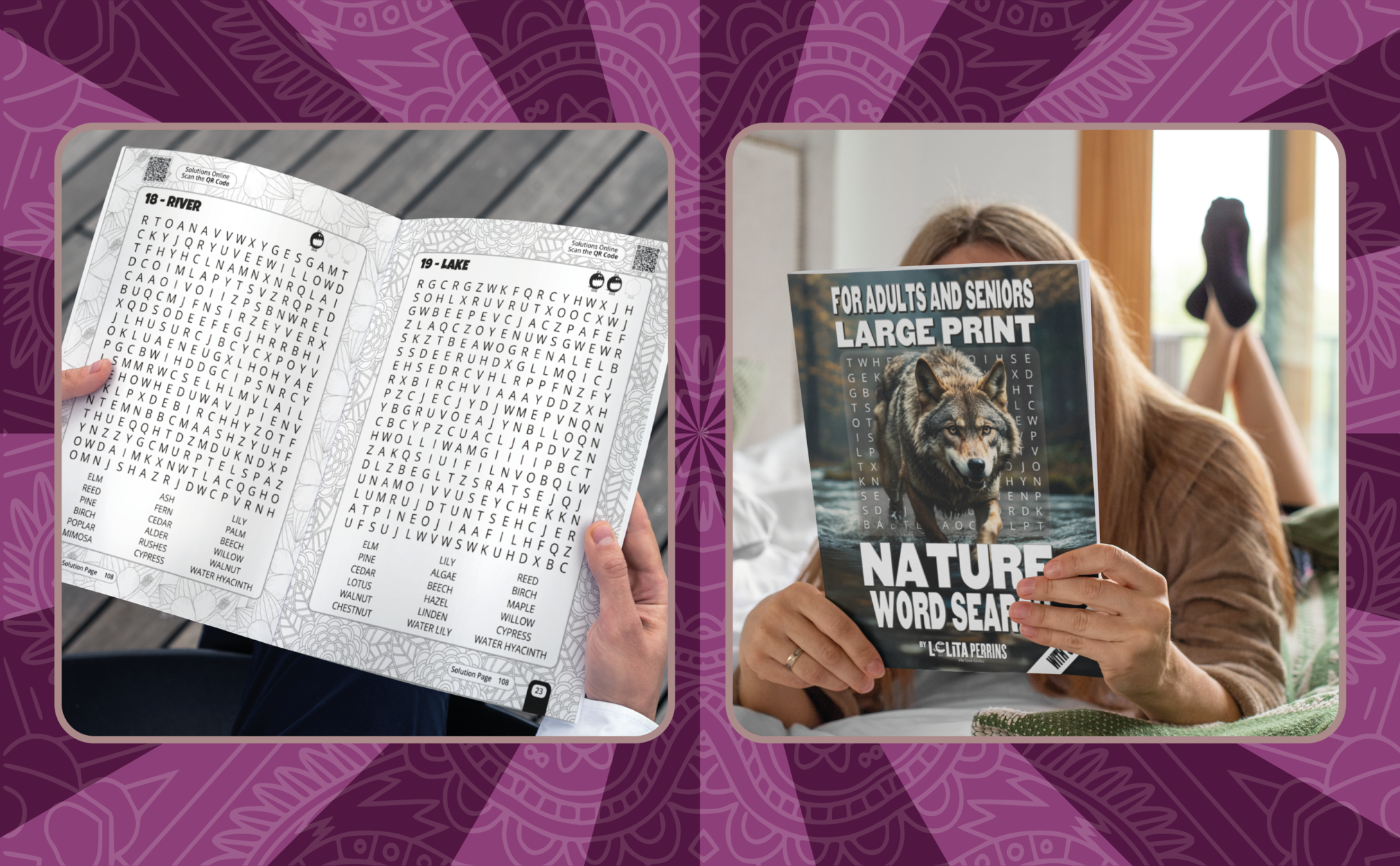 Sopa de letras con letra grande