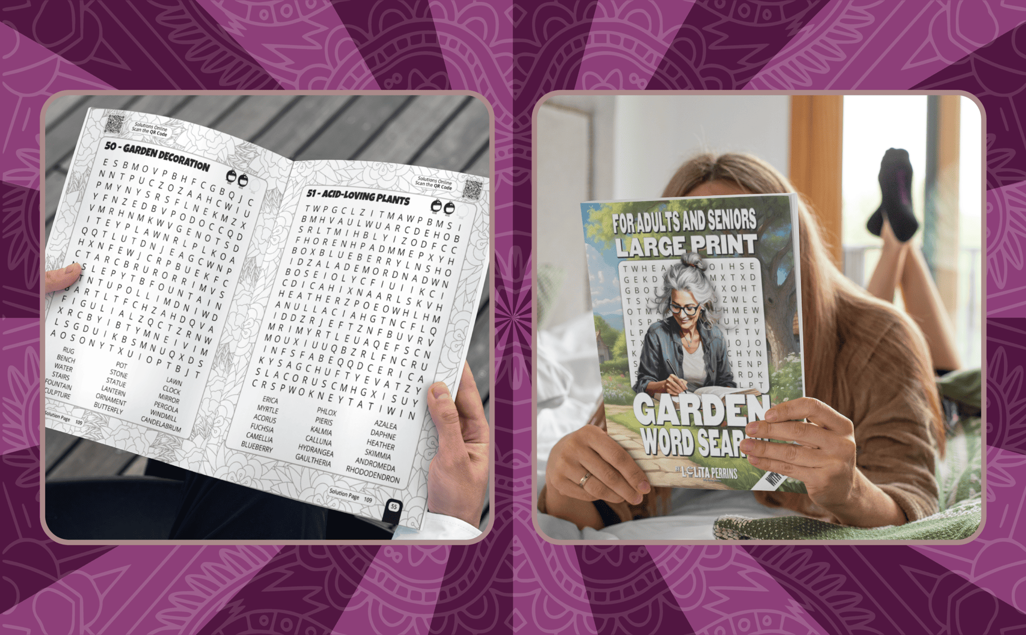 Sopa de letras palabras de jardín