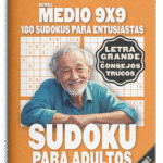 Portada Sudokus para Adultos — Nivel Medio (9x9)